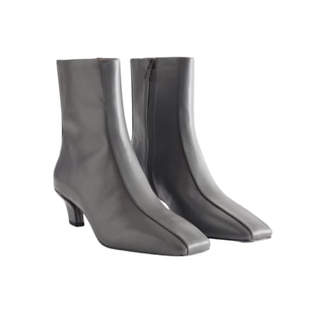 & Other Stories grey ankle boots