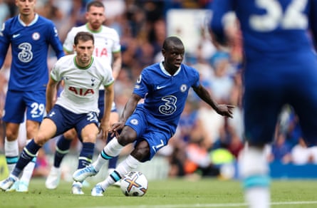 N’Golo Kanté in action for Chelsea against Tottenham last month