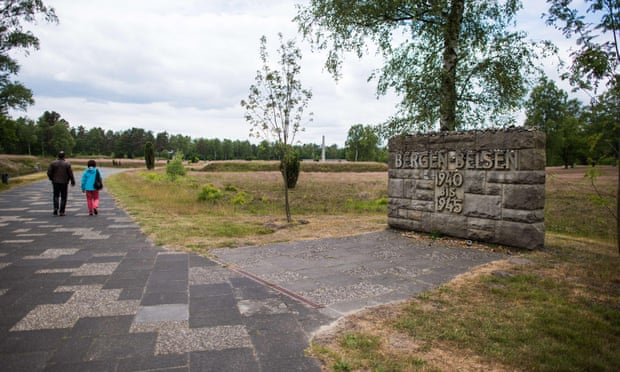 Entrance to the memorial site of the former Bergen-Belsen concentration camp, north of Hanover, Germany. The Queen will visit Bergen-Belsen on Friday, her first ever to a concentration camp.
