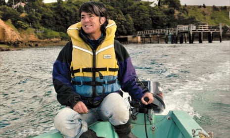 Kathy Morrison, who was the keeper of Kamau Taurua/ Quarantine Island in Dunedin New Zealand for 12 years.