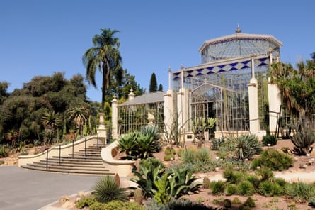 The Palm House Adelaide Botanic Garden.