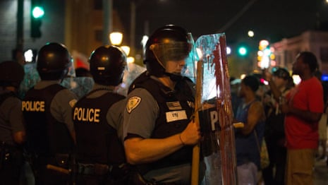 St Louis protests continue for third day – video