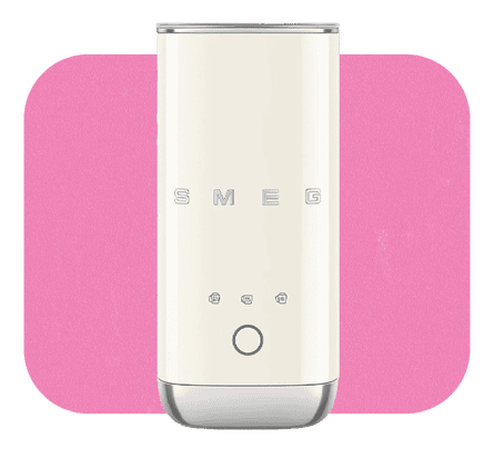 Smeg MFF02CRUK50’s Style Mini Milk Frother in Cream