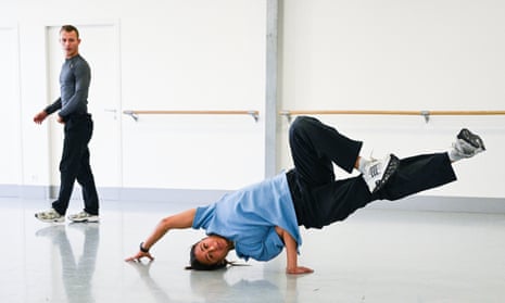 France's B-Girl Carlota Dudek training ahead of Paris 2024 Olympics breaking debut.