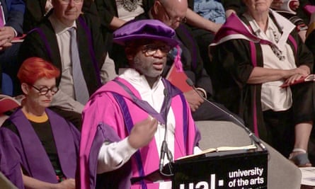 Theaster Gates receiving his honorary doctorate from the University of the Arts London, 2018.