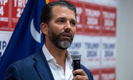 Donald Trump Jr was due to speak at events in Brisbane, Sydney and Melbourne in July 2023. It was postponed to September and then to December and then ticket holders were told the event would be moved to 2024.