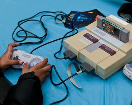 Old but not obsolete … Super Nintendo Entertainment System.