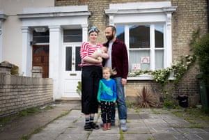 Helen Ward, Oli Evans and children