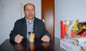 Arturo Lascanas in his safe house in Manila.