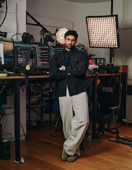 Piker at his home in Los Angeles