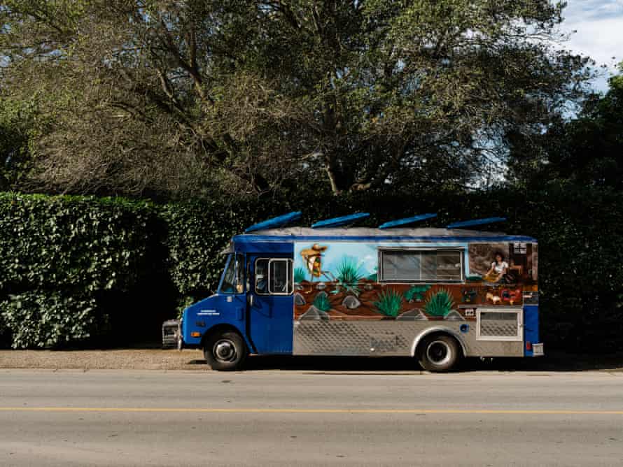 parked food truck