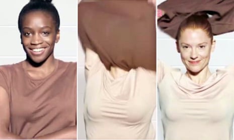 Dove’s ad showing a black woman turning into a white one
