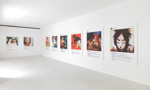 Richard Prince’s New Portraits exhibition, which used photographs taken from Instagram.