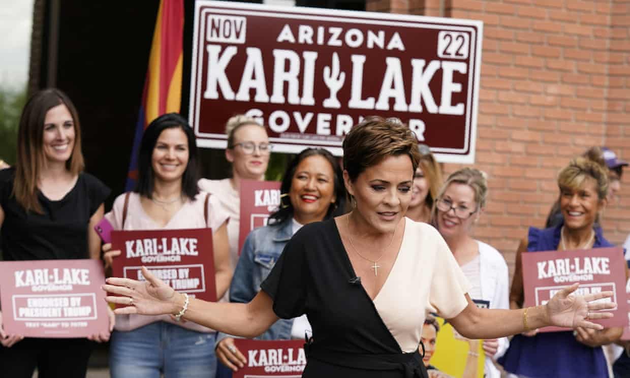 Trump-backed candidate Kari Lake projected to win Republican nod for Arizona governor (theguardian.com)
