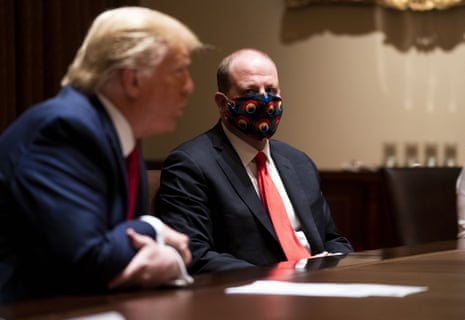 Colorado’s governor, Jared Polis, met with Donald Trump at the White House on 13 May 2020, during the Covid-19 pandemic.