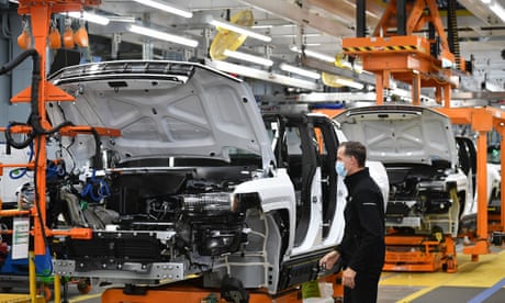 An assembly line at General Motors’ plant in Detroit.