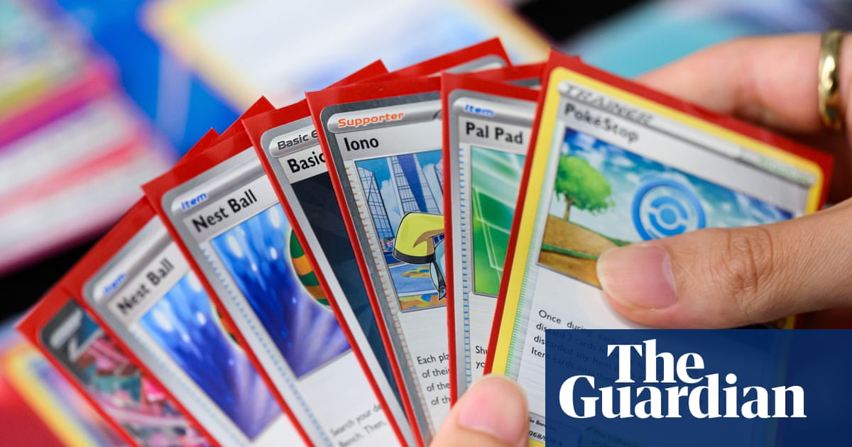 Collection of Pokémon Trading Cards
