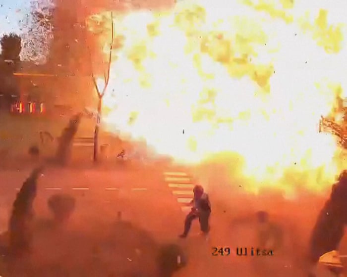 Drone Strike Endangers Lives Near Kindergarten in Kyiv: A Close Call
