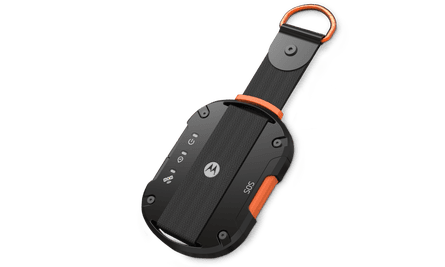 The Satellite link is water- and dust-resistant, lasting several days for each charge.