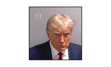 Trump's mugshot released by Fulton county officials.