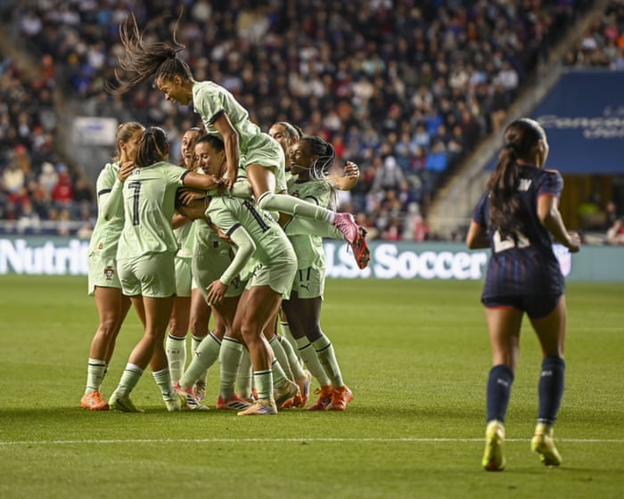 Portugal fight back to stun USA women on Alex Morgan farewell night