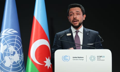 His Royal Highness Al Hussein bin Abdullah II, Crown Prince of Jordan speaks during First Part of the High-Level Segment of United Nations Climate Change Conference.