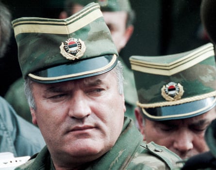 Gen Ratko Mladić in Sarajevo, April 1993.