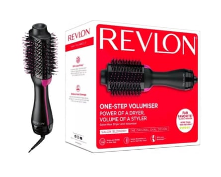 Revlon Pro Collection Salon One-Step hairdryer & Volumiser in black.