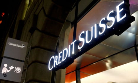 The logo of Credit Suisse is seen in Zurich