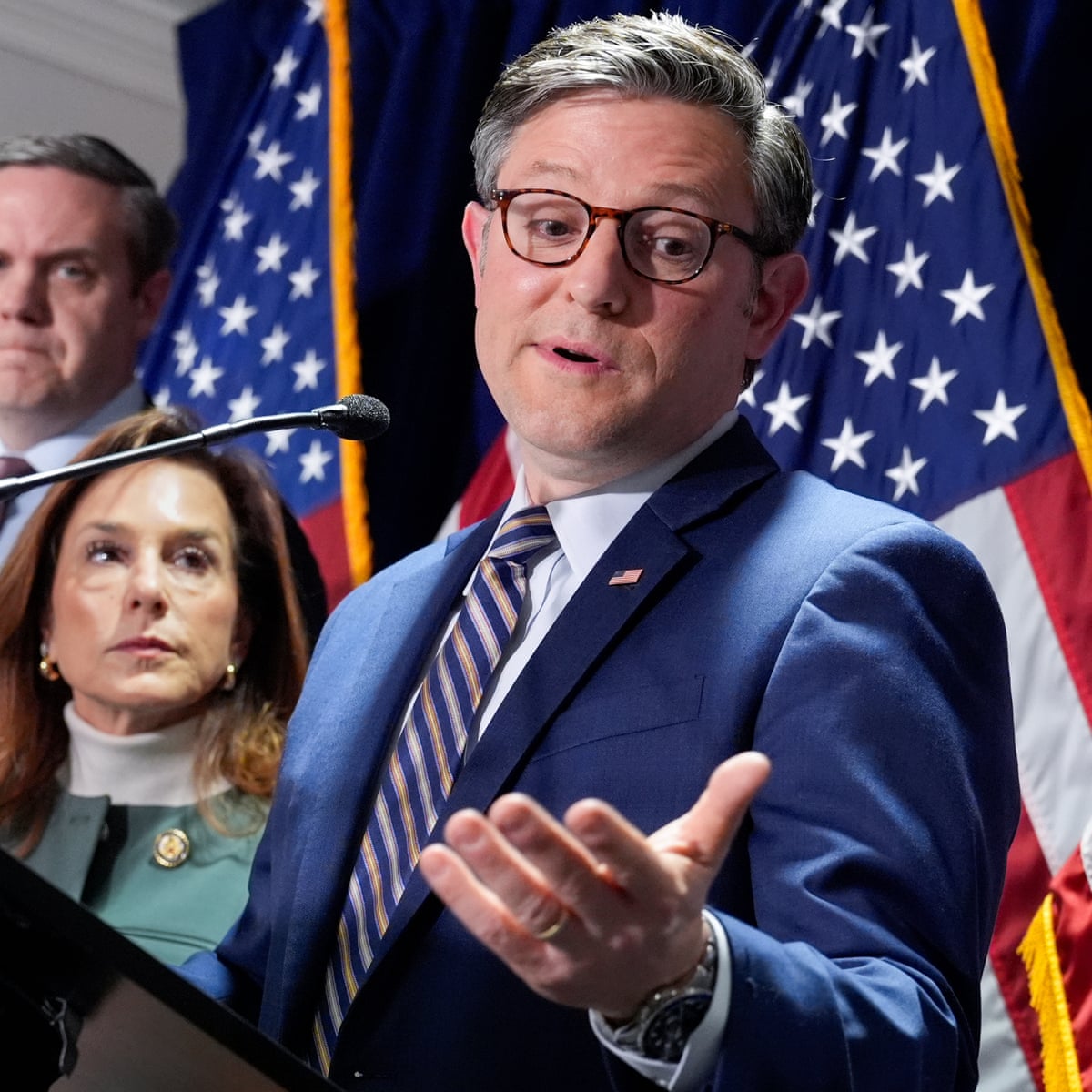 Leading Republicans wrongfooted by Trump's sweeping January 6 pardons | Trump administration | The Guardian