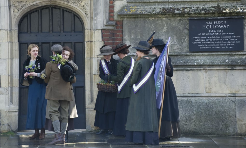 Helena Bonham Carter and Anne-Marie Duff in a scene from the film Suffragette