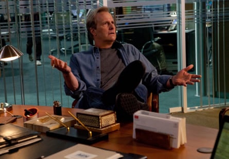 Jeff Daniels as Will McAvoy in The Newsroom
