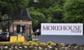 Morehouse College campus gate.
