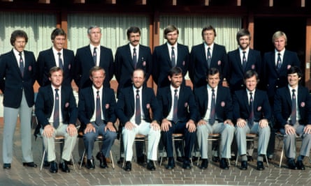 England’s 1982 rebel tour squad to South Africa.