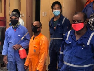 Some migrants still technically have jobs and go to work every day, but have not received a salary for months.