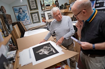 ‘I don’t want to be idle’ … McCullin in his studio with our writer.