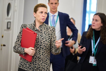 Mette Frederiksen, the prime minister of Denmark