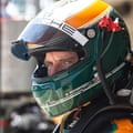 Michael Fassbender at Le Mans in Barcelona in 2021.