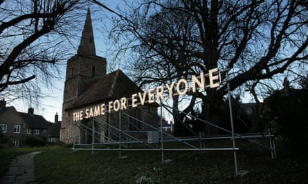 That’s life … The Same For Everyone by Nathan Coley.