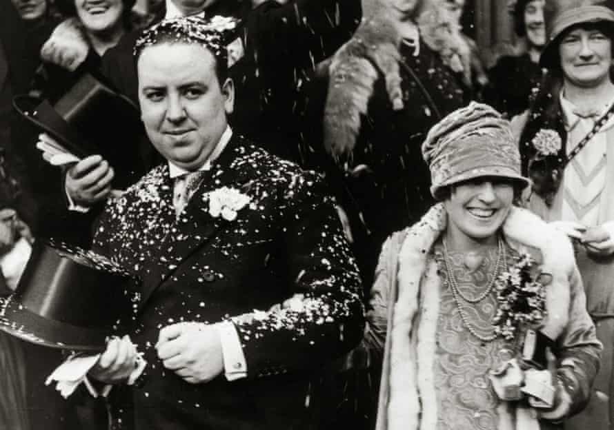 Alma Reville and Alfred Hitchcock in 1926.