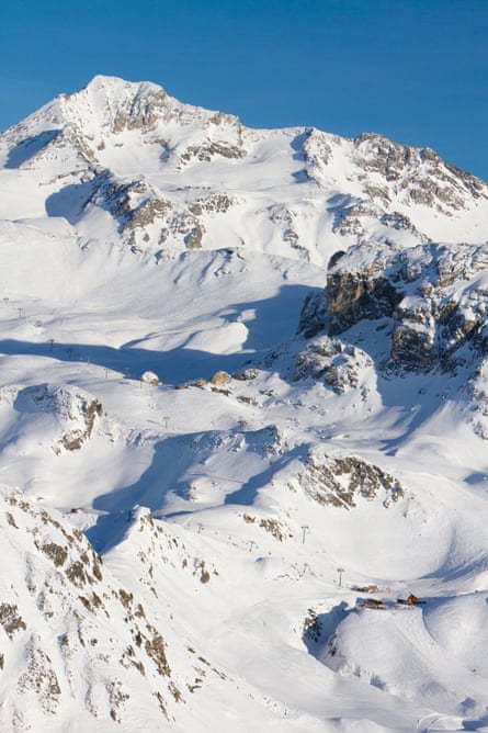 Glacier de Bellecote di La Plagne.