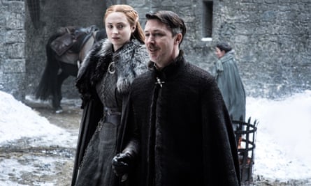 Sansa continued to treat Littlefinger with a healthy disrespect.