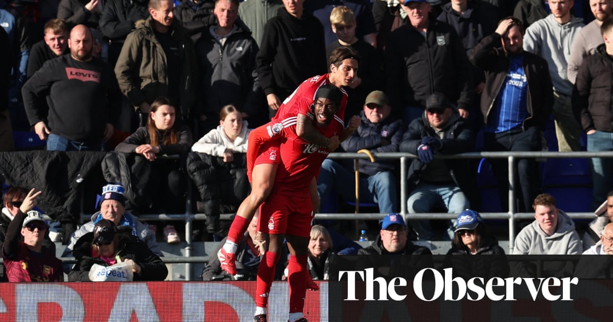 Nottingham Forest secures 4-2 victory over Ipswich, bolsters Champions League hopes