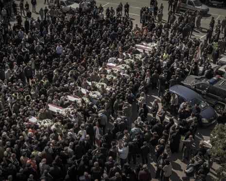 A funeral in Sidon, Lebanon.