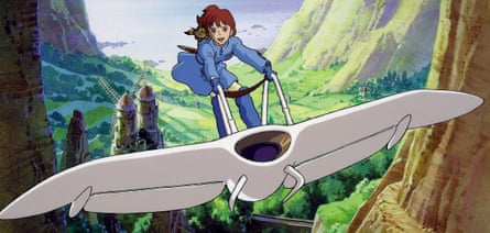 Psychedelic sci-fi … Nausicaa of the Valley of the Wind.
