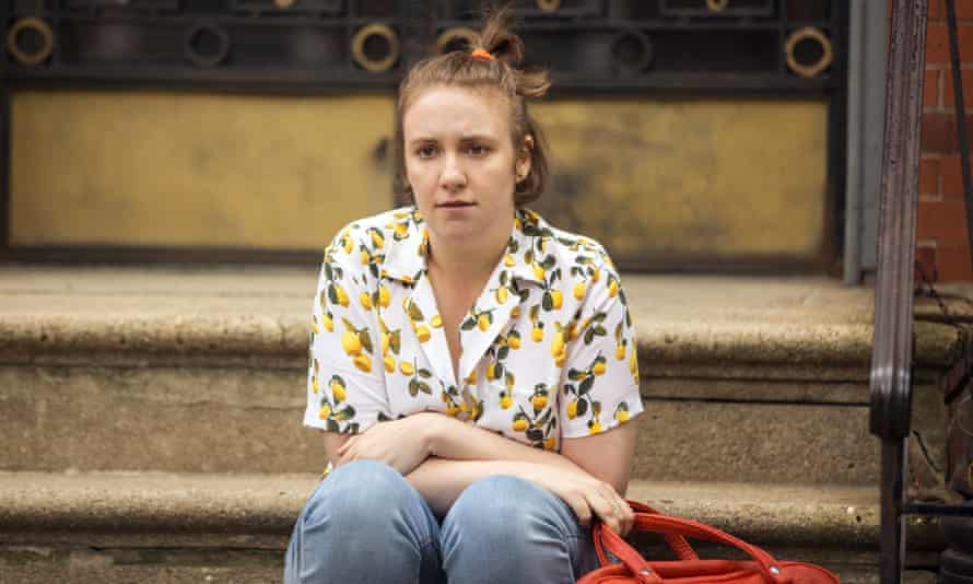 Lena Dunham as Hannah Horvath in Girls.