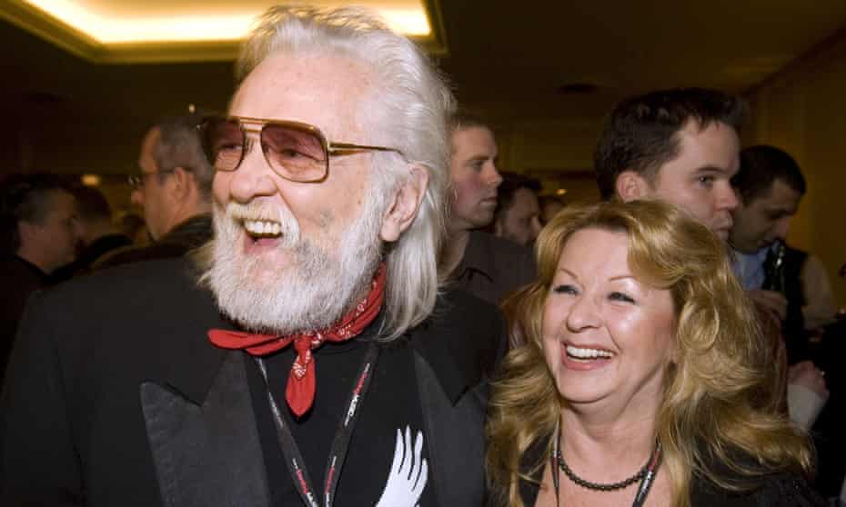 Ronnie Hawkins and his wife Wanda in Toronto in 2007. ‘He went peacefully and he looked as handsome as ever,’ she said on Sunday.