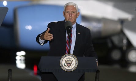 Mike Pence speaks in Tallahassee, Florida on Saturday.