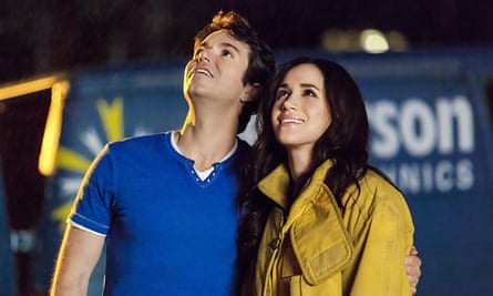 Meghan Markle and Christopher Jacot in When Sparks Fly