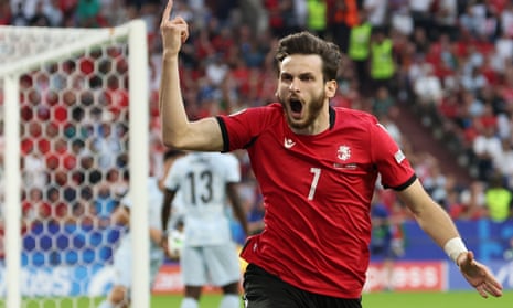 Kvaratskhelia says reaching last 16 is 'best day of Georgia's life' | Euro 2024 | The Guardian